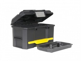 Stanley One Touch Toolbox 19in With Drawer £40.99